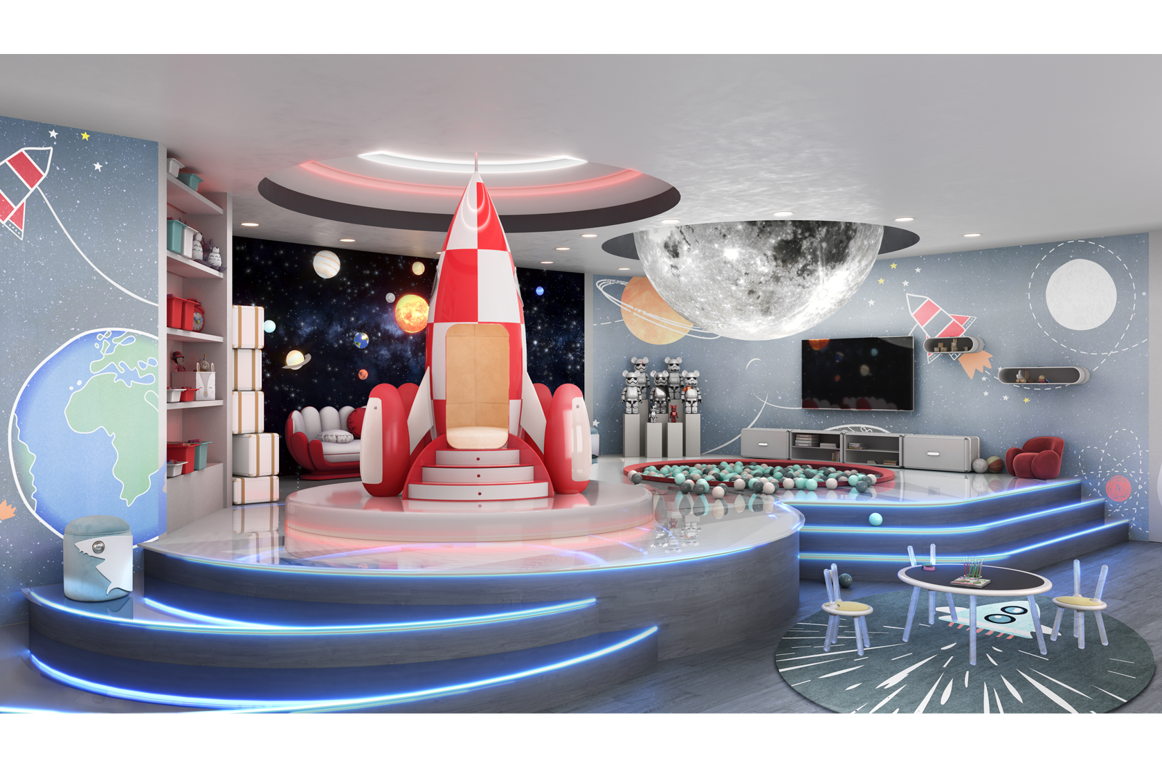 CIST641 Полки в детскую Облако Маленькое Circu  - Вид №17