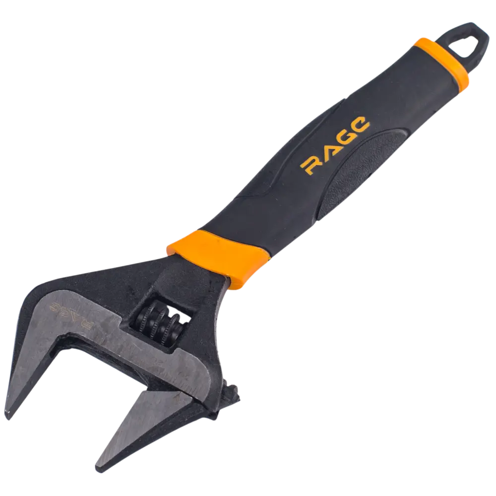 Разводной ключ RAGE 200 мм с захватом до 40 мм 89426521 STLM-1569460