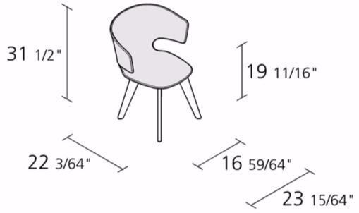 Alias Съемный стул с подлокотниками Taormina tindari sun-id-1431482 - Вид №2