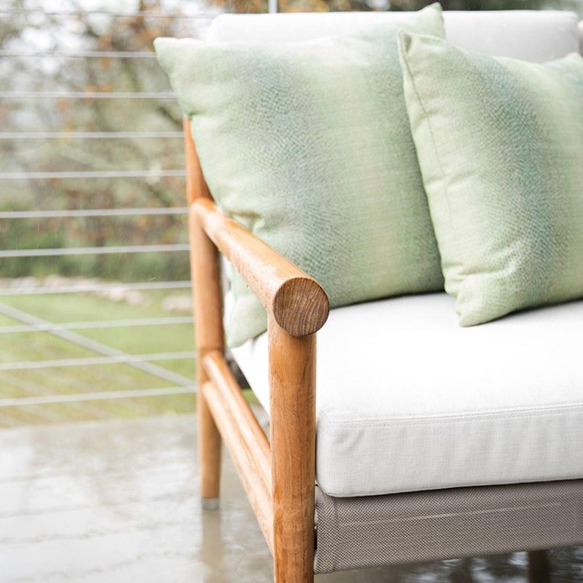 JANUS et Cie Садовое кресло из тика с подлокотниками Konos sun-id-1441973 - Вид №7