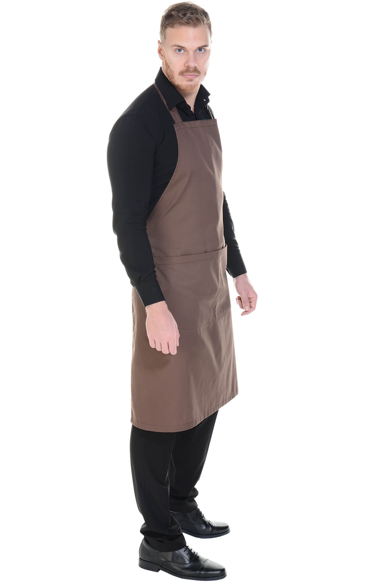 59842 Фартук  с нагрудником, цвет chocolate BARISTA  Одежда для официантов  размер  - Вид №7