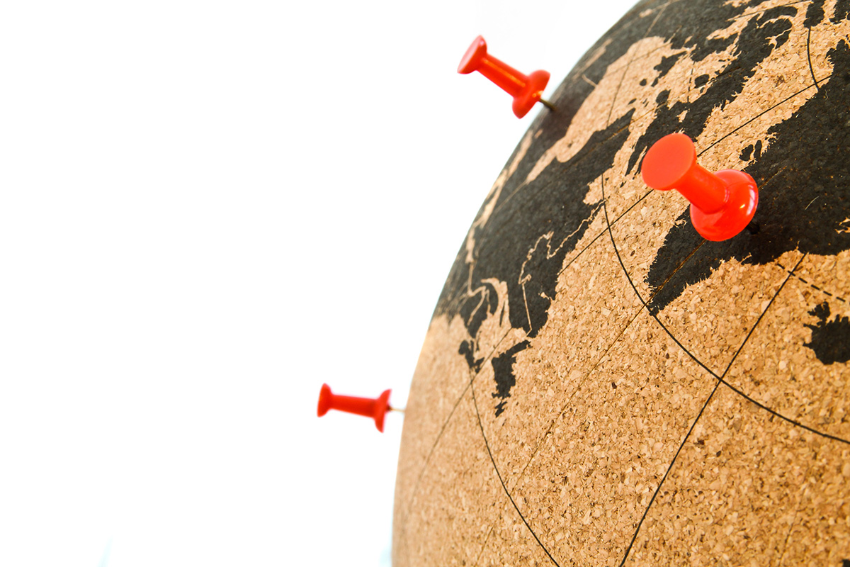 Малый пробковый глобус для путешественников SUCK UK SKCORKGLOBE2 - Вид №5