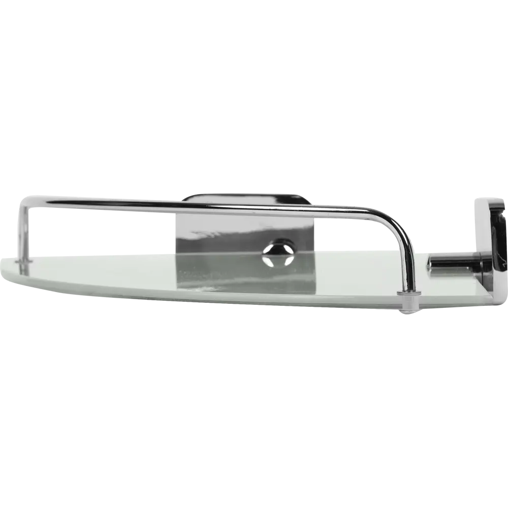 Полка для ванной комнаты Kraft угловая, стекло/хром BRISSEN STLM-2083362 - Вид №3