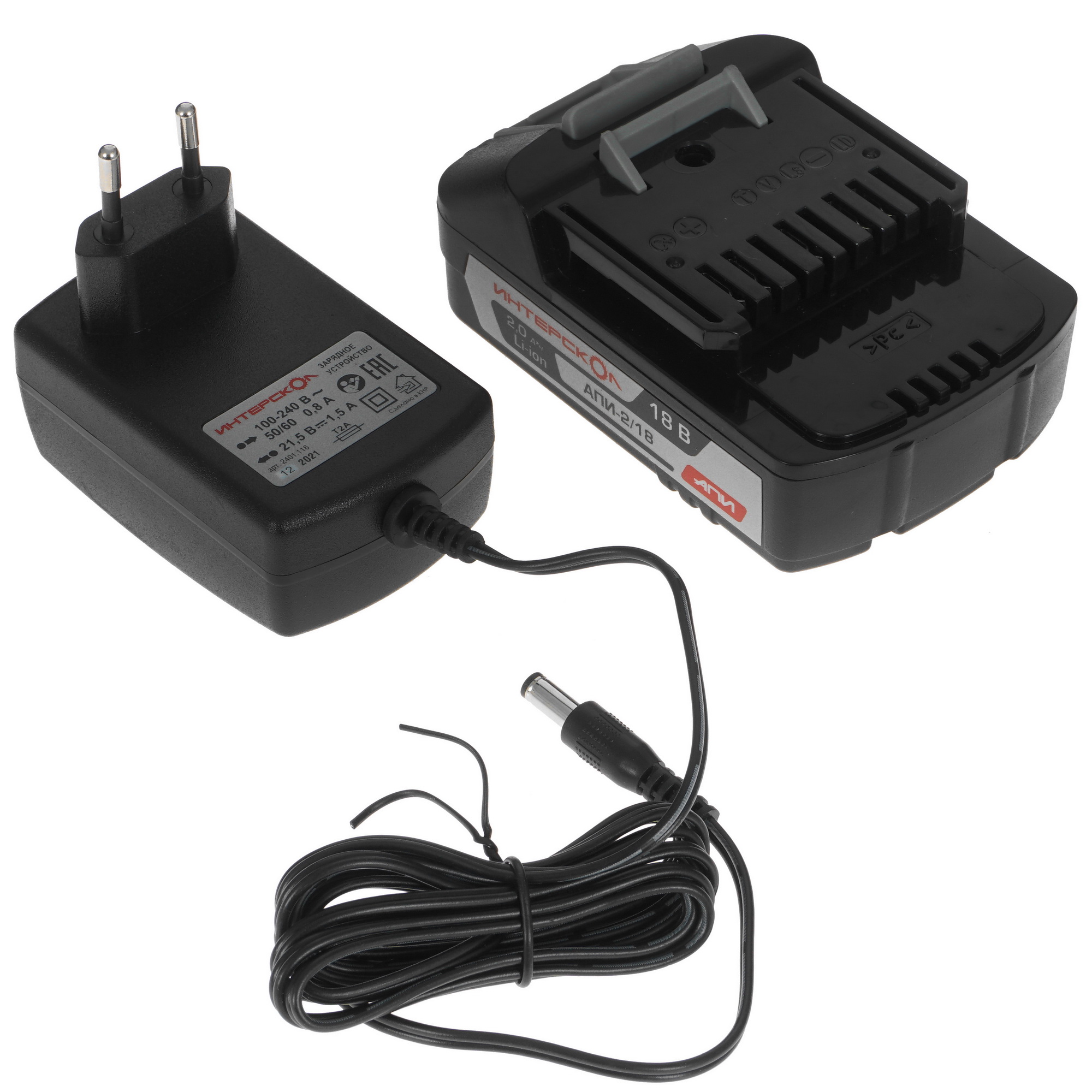 Дрель-шуруповерт Интерскол ДА-10/18В АПИ 18V 5077139 STDN-0011945 - Вид №6