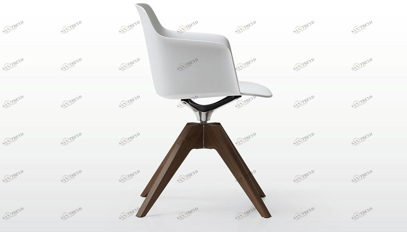 Quinti Sedute Кресло вращающееся на козелке с подлокотниками Deep plastic sun-id-1406733