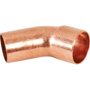 Угол однораструбный Hailiang ø18/45° мм медь
