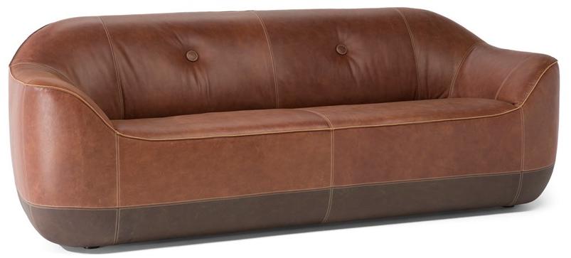 Natuzzi Кожаный диван Furrow sun-id-1464042 - Вид №1