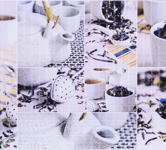 Панель ПВХ 0,3 мозаика Чайная церемония STSR-707 STELLA Бюджет