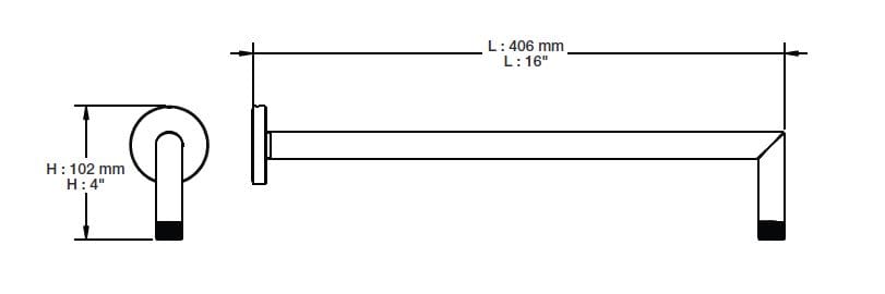 Встраиваемый термостатический набор для ванны с ручным душем BARIL PRO-4302-51 ARCH-00066923 - Вид №3