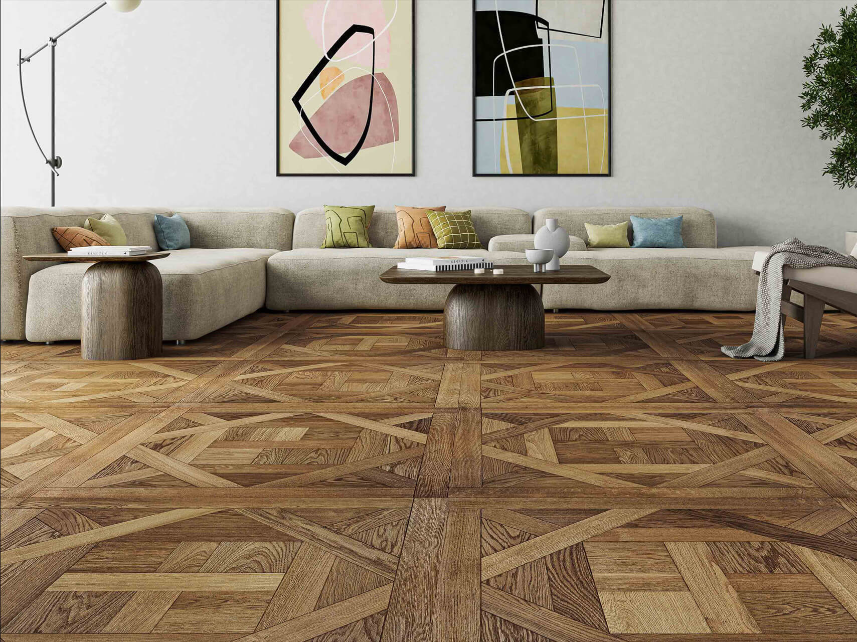 Паркет из массива дерева Décoplus Parquets Les Motifs ARCH-00100417 - Вид №2