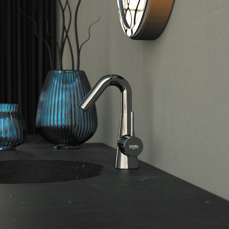 SG605CC Смеситель для раковины DANIEL RUBINETTERIE Swing - Вид №1