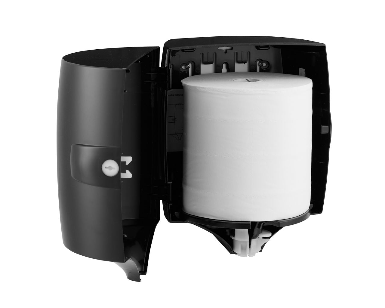 CEC701 Контейнер для сложенных бумажных полотенец ONE CENTER PULL, пластик АБС, черный Merida  - Вид №7