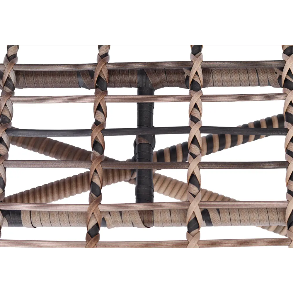 Диван садовый Niko 190x85x82 см искусственный ротанг темно-коричневый Santreyd STLM-2096317 - Вид №11