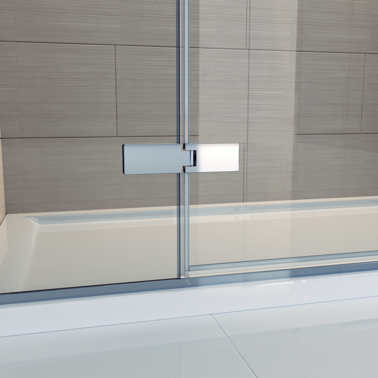 Дверь в нишу GHB1225H L или R Merlyn Arysto Хромированный  - Вид №2