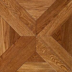 Модульный паркет Marco Ferutti Castello Castello Коньяк Дуб с брашью (Текстурированная) 450х450 мм.