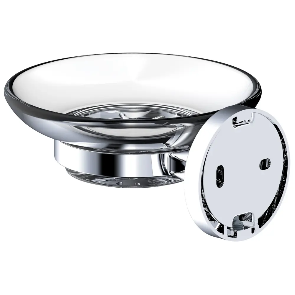 Настенная мыльница SENSEA Elliot из металла и стекла 81980087 STLM-0977246 - Вид №1