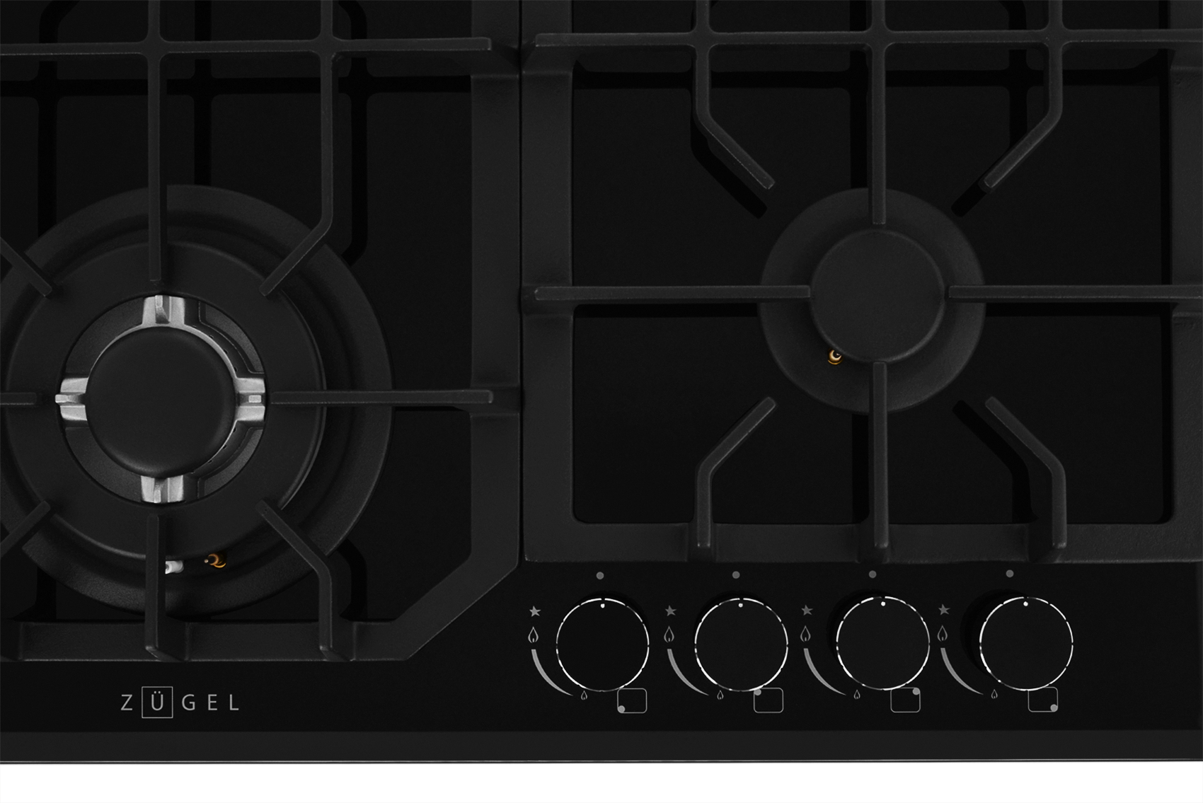5361940 Газовая варочная поверхность ZUGEL ZGH601B STDN-0136669 - Вид №8