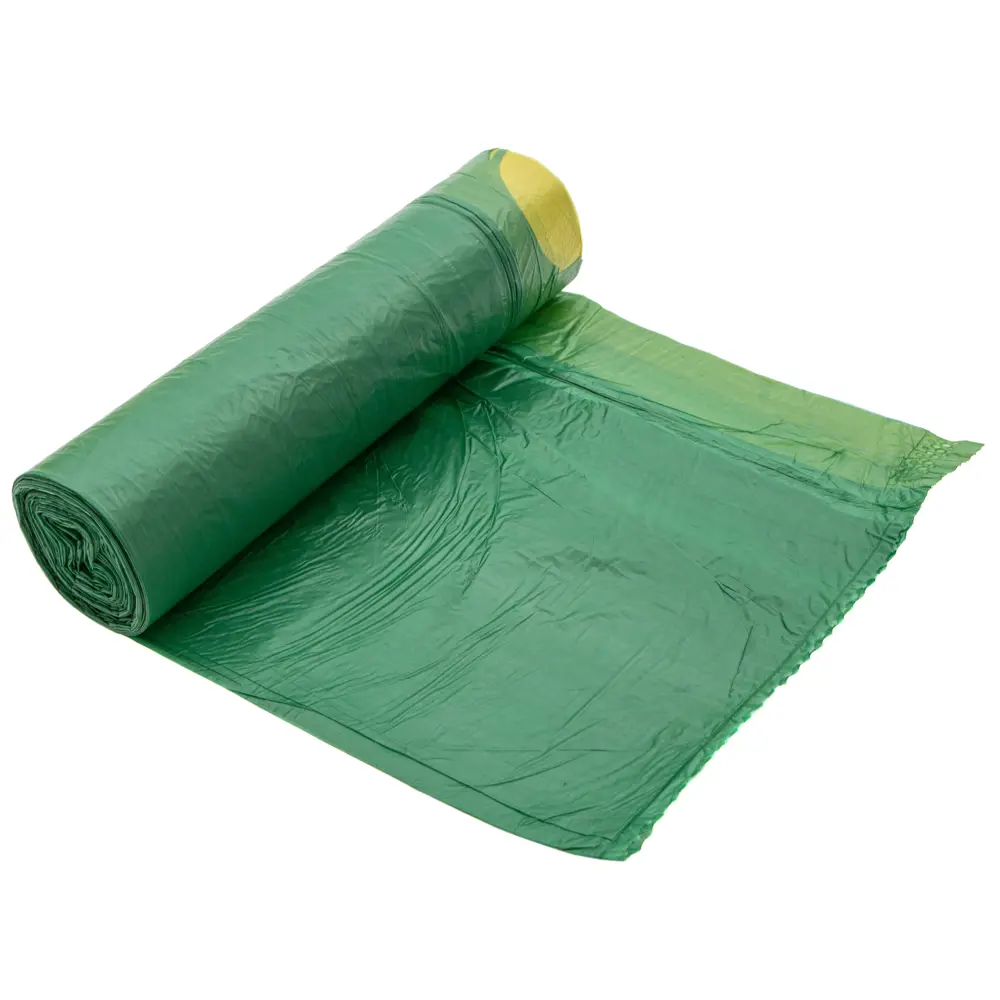 Мешки для мусора Palisad Home 35 л 12 мкм цвет зелёный 15 шт STLM-2181096 - Вид №1