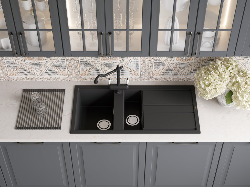 Кухонная мойка Kitagawa 100-2 WH OMOIKIRI 4993803 - Вид №4