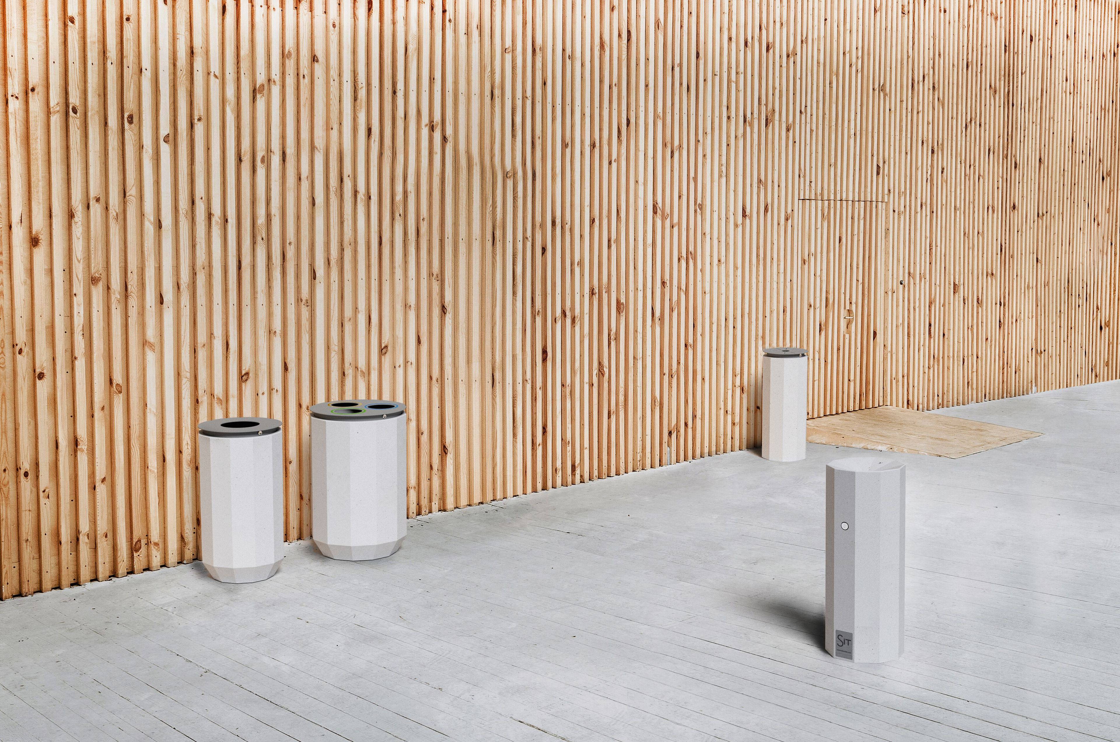 Стойки для мусора из армированного волокном бетона SIT Wuud ARCH-00039938 - Вид №7
