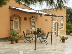 Unopiù Пристроенная пергола из железа Solaire