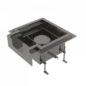 Промышленный сливной трап с коробчатым выпуском из нержавеющей стали AISI 316L