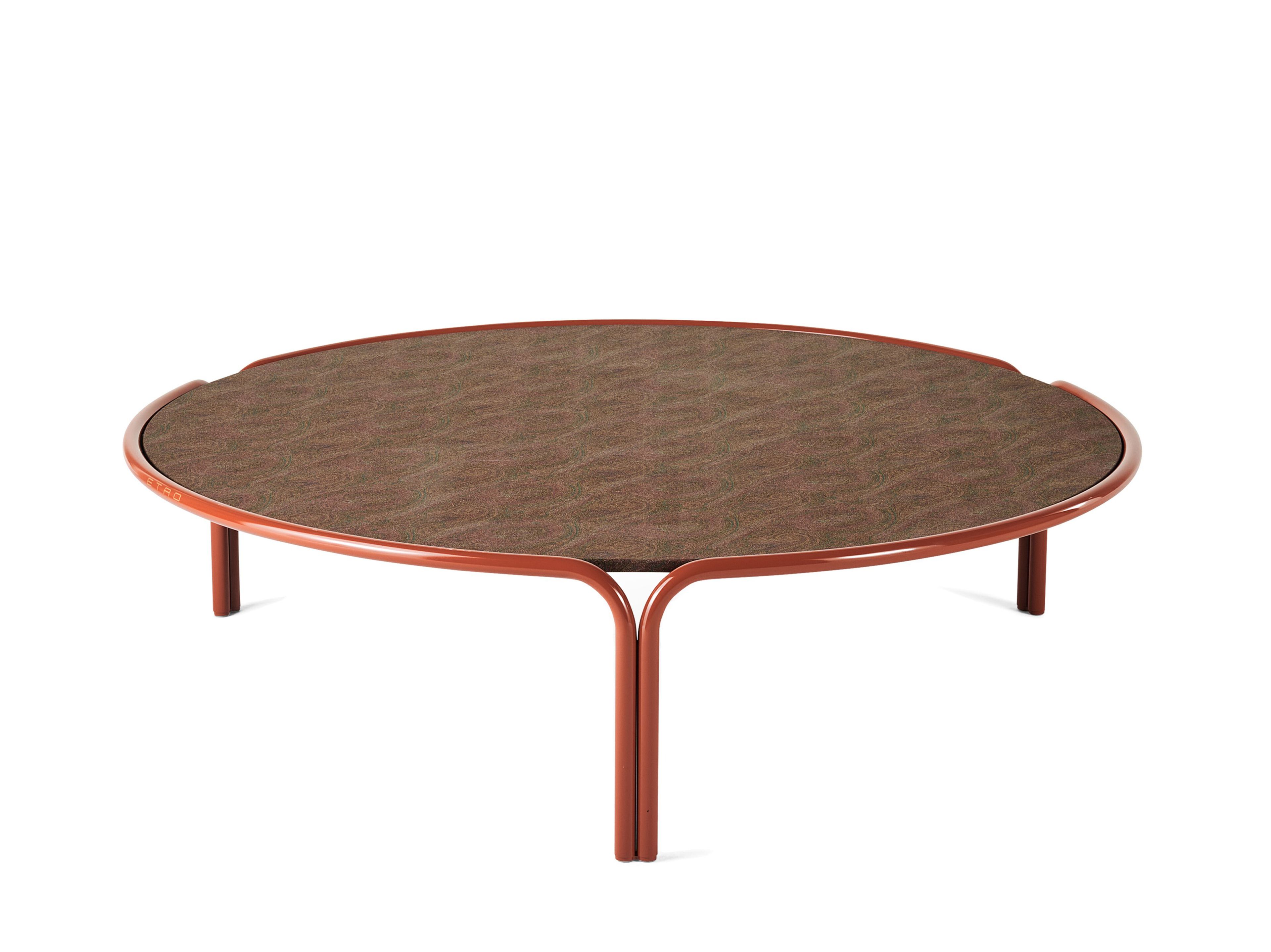 Низкий журнальный столик из ткани и металла ETRO Home Interiors Piping ARCH-00073317