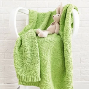 Плед MARLY salat APERO ВЯЗАНЫЕ, ОДНОТОННЫЕ 010321 Зеленый