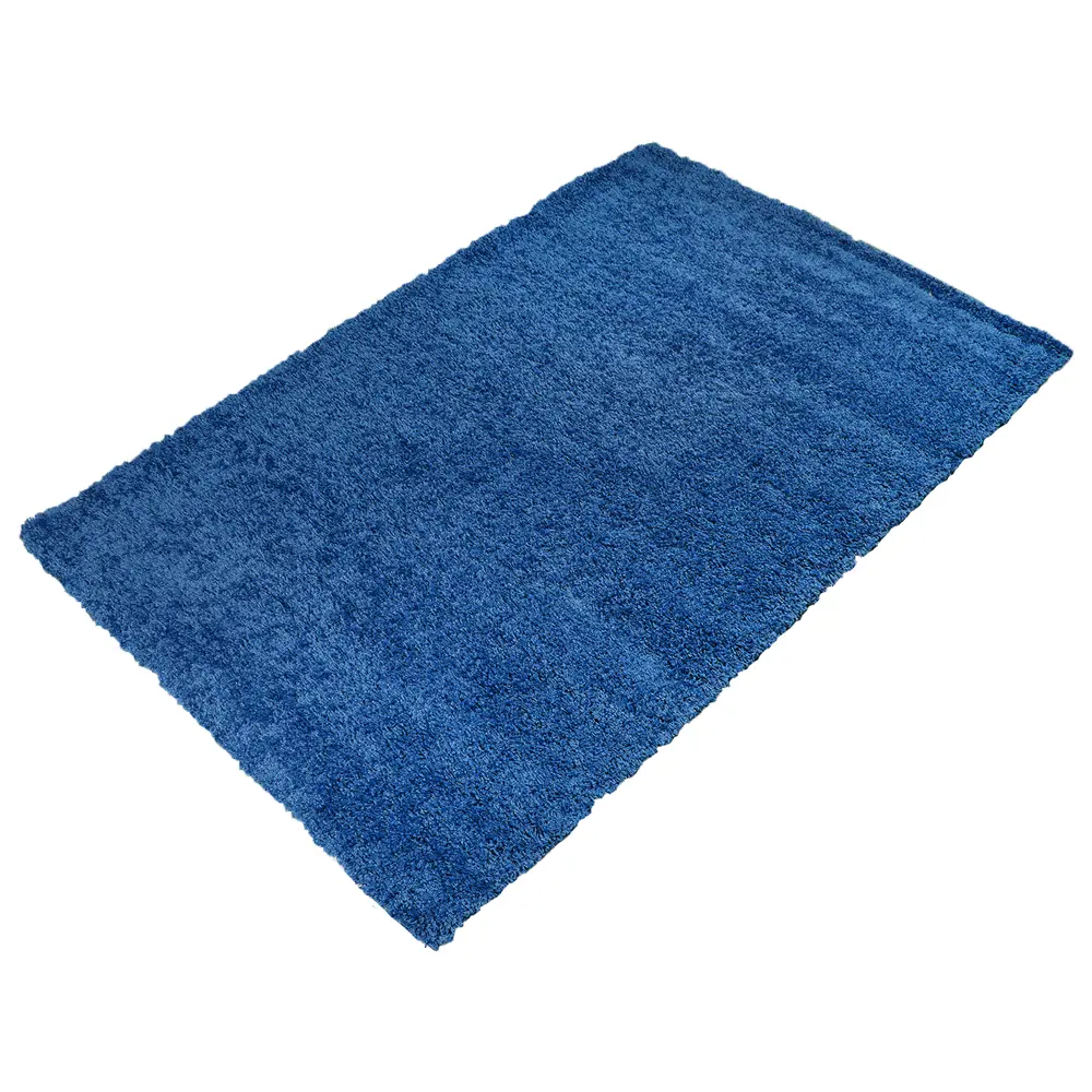 Ковёр Shaggy Ultra 1.5х2.3 м полипропилен цвет синий MERINOS STLM-2148222 - Вид №1