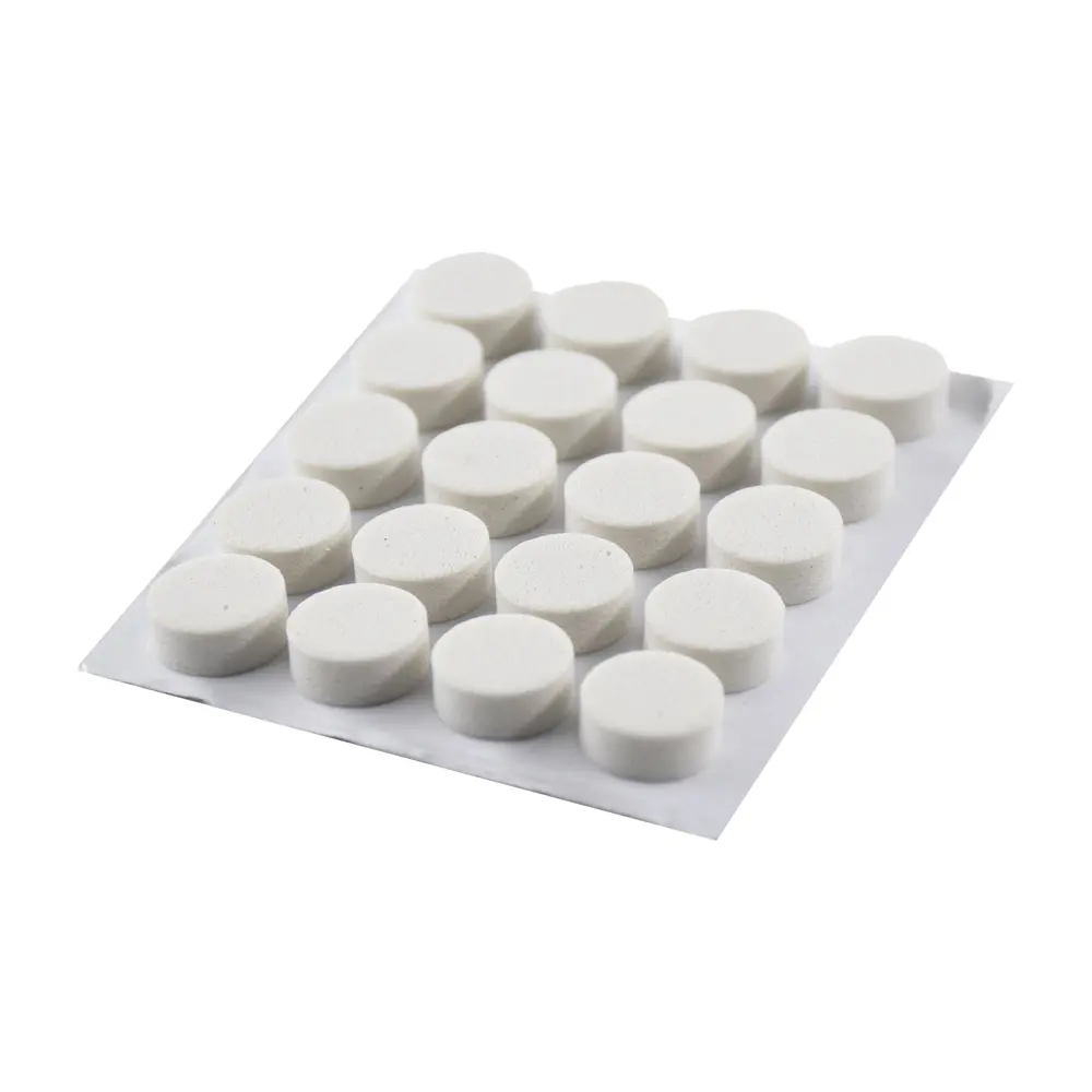 Накладки антиударные KONSENSA 10 мм круглые ПВХ цвет белый 20 шт STLM-2087032