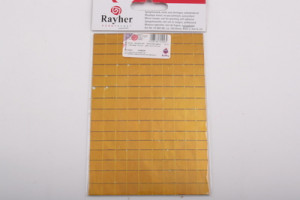 1409206 Мозаика самоклеющаяся зеркальная 10 x 10 см 150 шт. золото Rayher