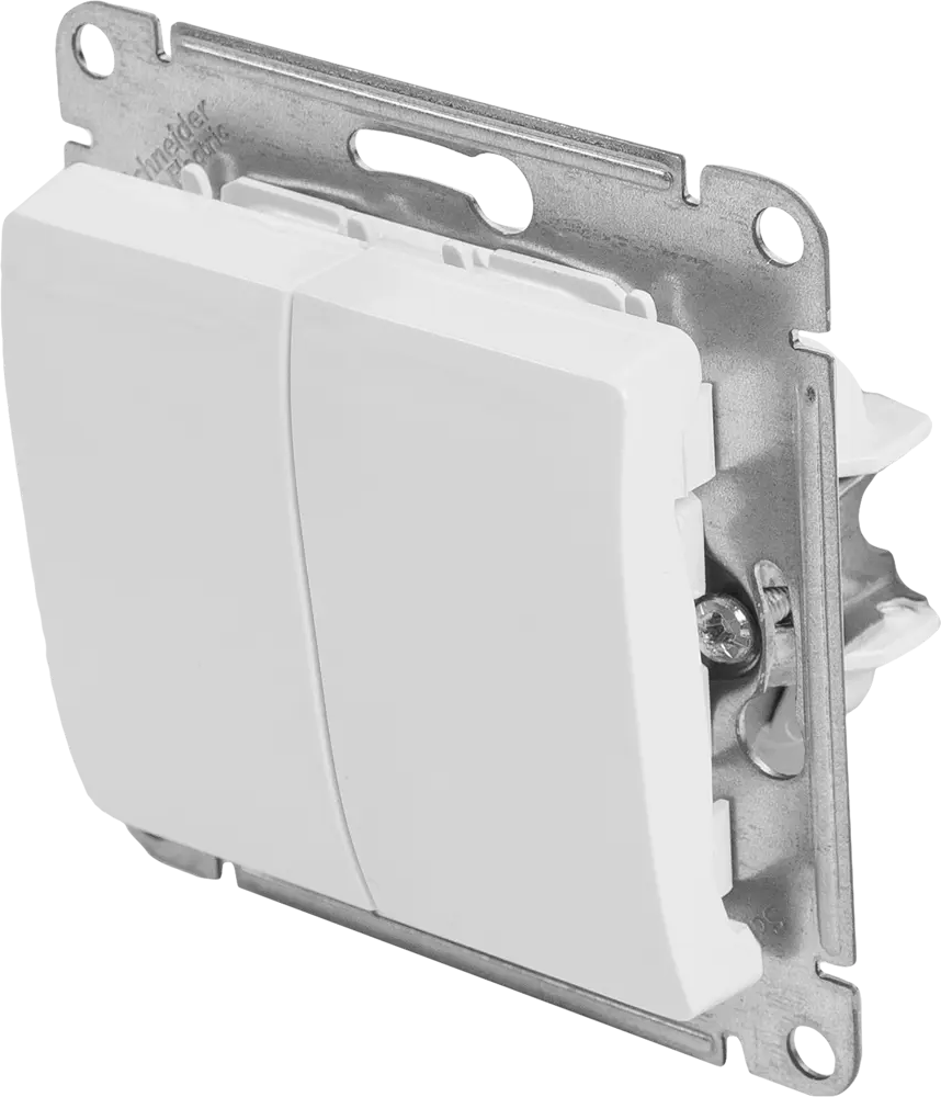 Schneider Electric Glossa - Двуклавишный переключатель для умного освещения 84730729