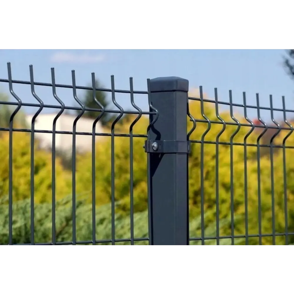 3D панель для забора Grand Line Light 2.5x1.73 м полиэстер RAL 7024 графит STLM-2205364 - Вид №3