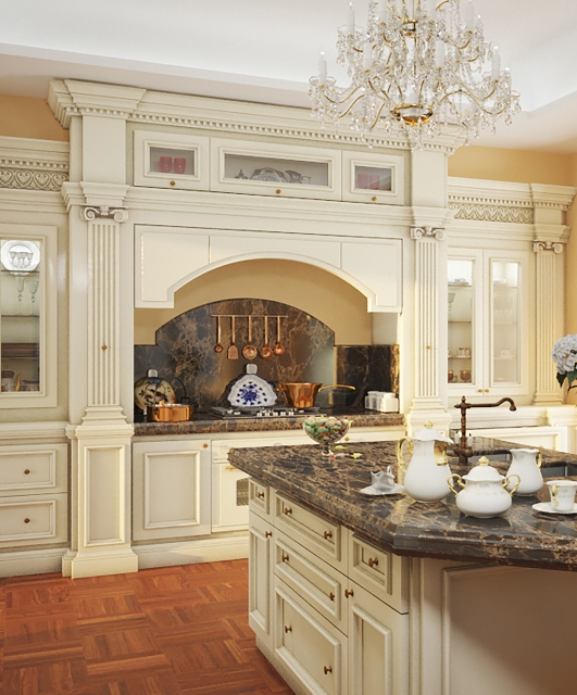 Whitehall1 Tifernoit Ivory Whitehall Кухня Cucina