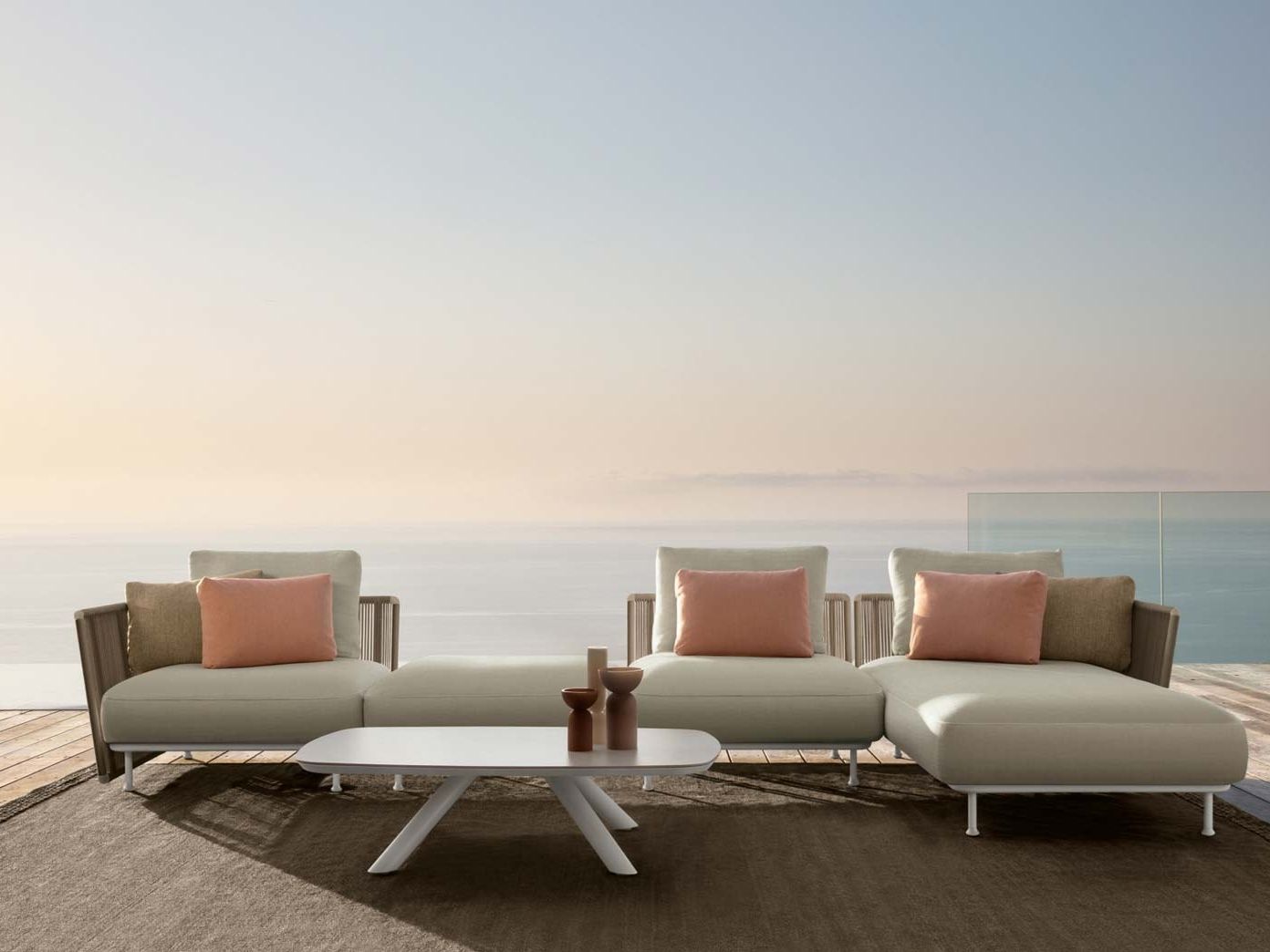 Ткань сад диван Talenti Коралл ARCH-00077633 - Вид №1