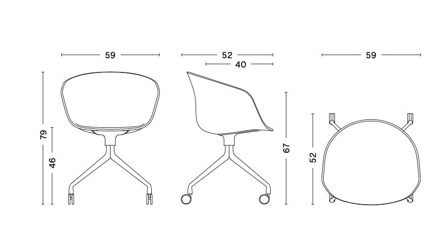 Стул из полипропилена Hay About a Chair ARCH-00085799 - Вид №4