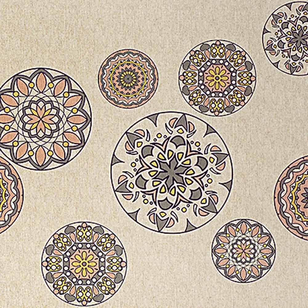 Скатерть «Этно» 160х140 см цвет бежевый Santreyd OXFORD STLM-2107336