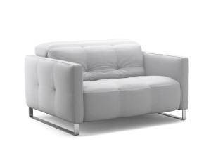 Кожаное кресло с откидывающейся спинкой с электрическим движением