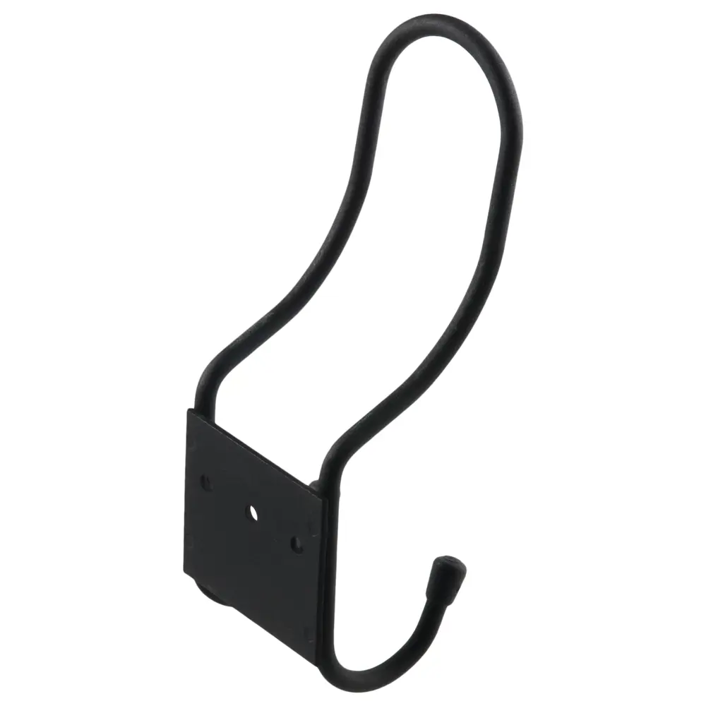 Крючок двухрожковый, 190x80x65 мм, цвет чёрный ПЕТРОТЕХ STLM-2019142 - Вид №1