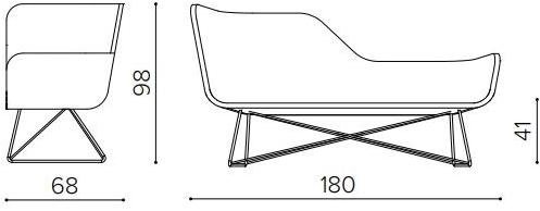 True Design Мягкая кушетка Slight sun-id-1390696 - Вид №8
