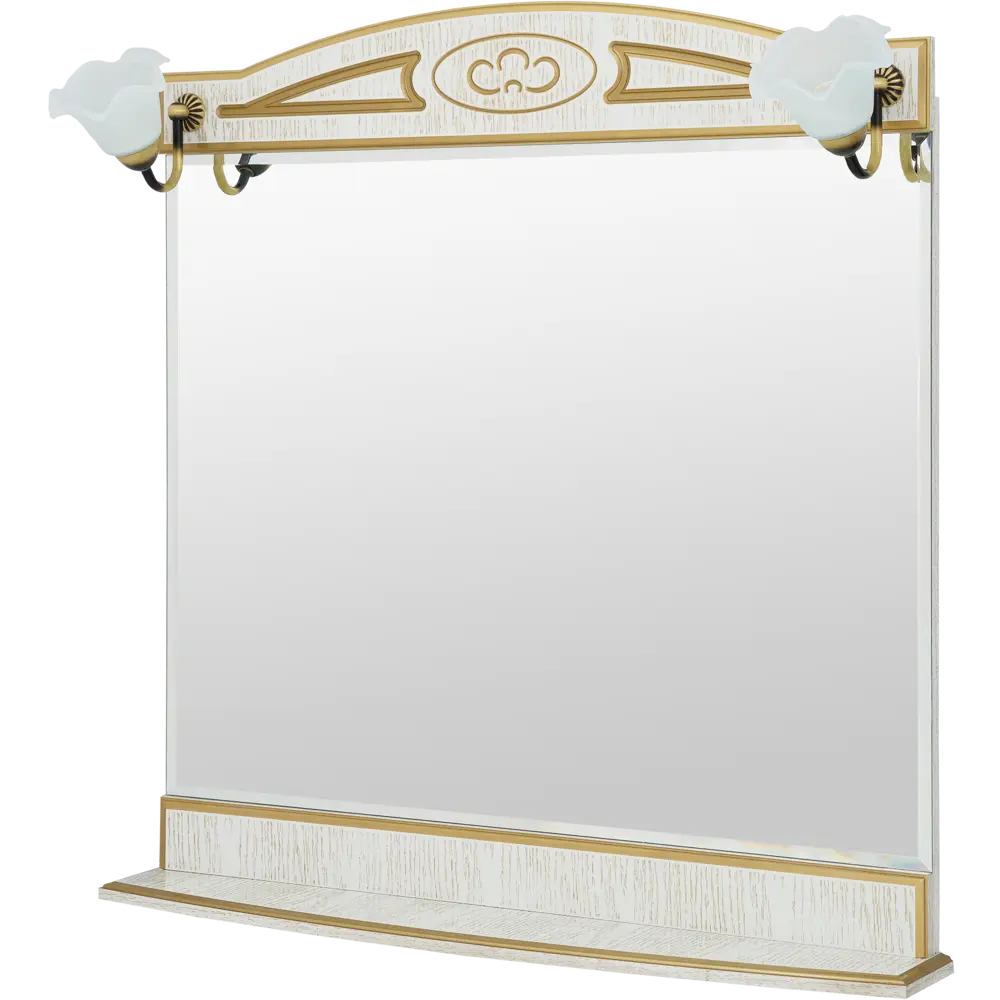 Зеркало «Луиза» 83 см цвет белое золото Santreyd STLM-2016371 - Вид №1
