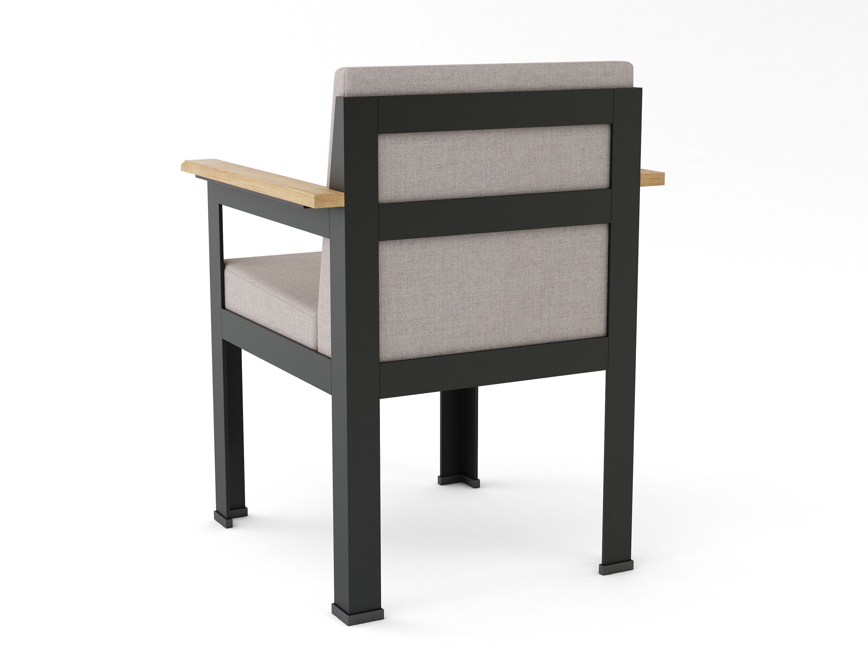 Стальной мягкий садовый стул с подлокотниками Walters More Comfort ARCH-00036093 - Вид №1