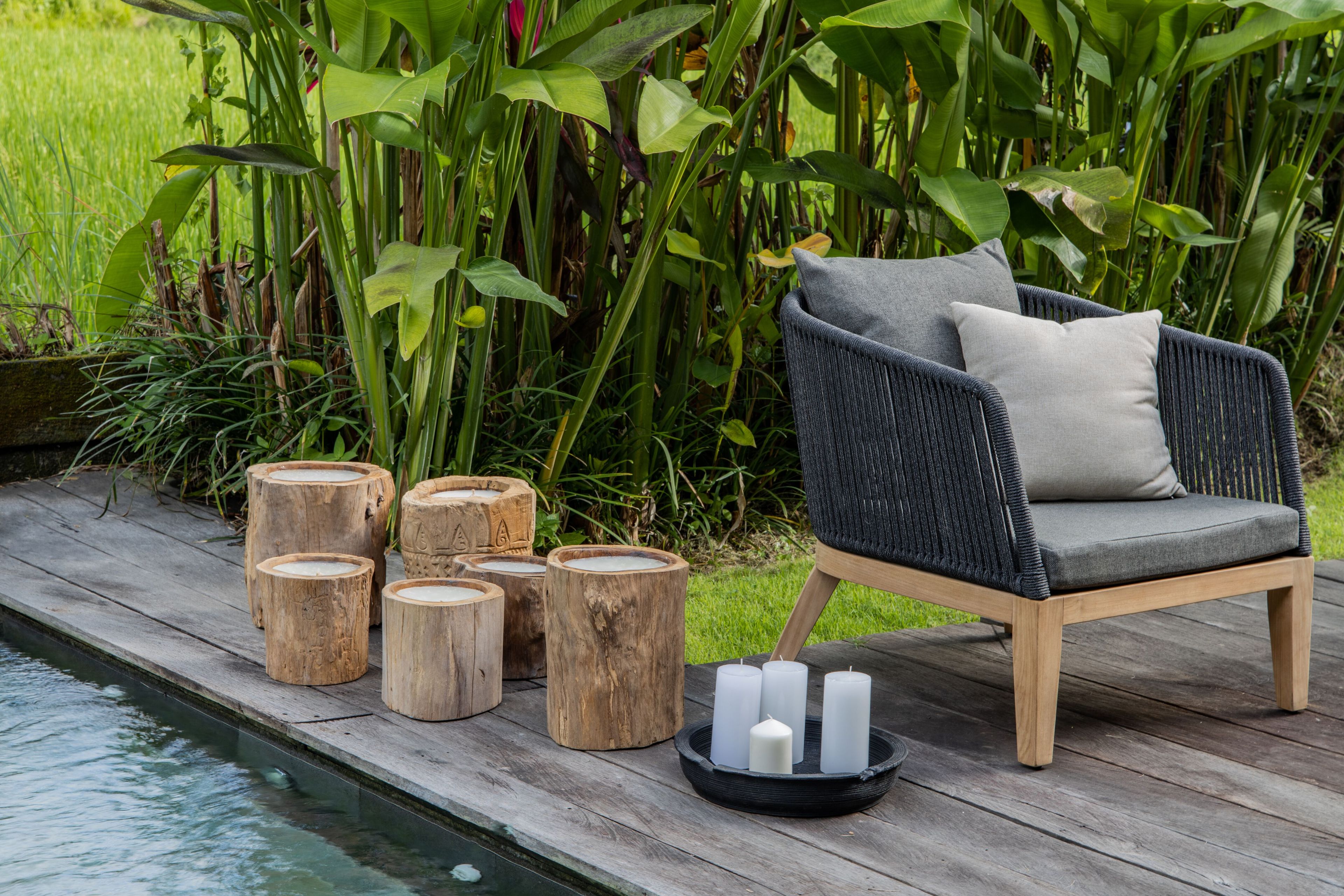 Свеча из тикового дерева cbdesign Accessories ARCH-00008679 - Вид №1