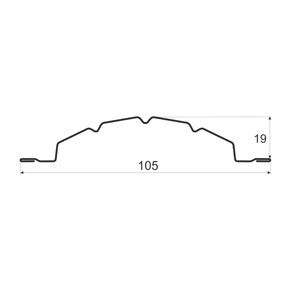 Штакетник 105 мм 1.5 м коричневый Santreyd STLM-2007661 - Вид №2