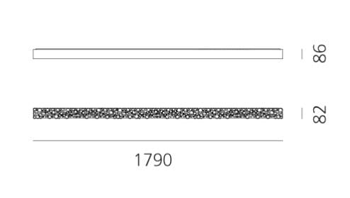 Светодиодный потолочный светильник из инженерного пластика Artemide Calipso ARCH-00014358 - Вид №2