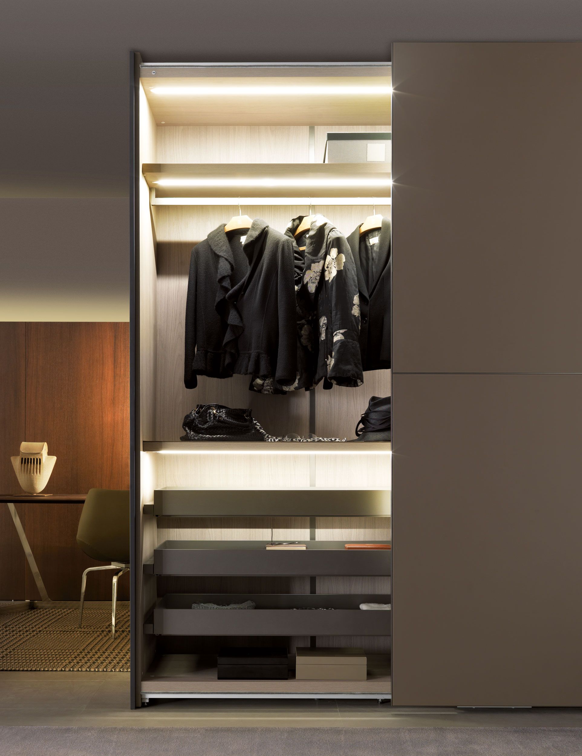 Шкаф из травленого стекла с раздвижными дверями MisuraEmme FIRST ARCH-00046882 - Вид №6