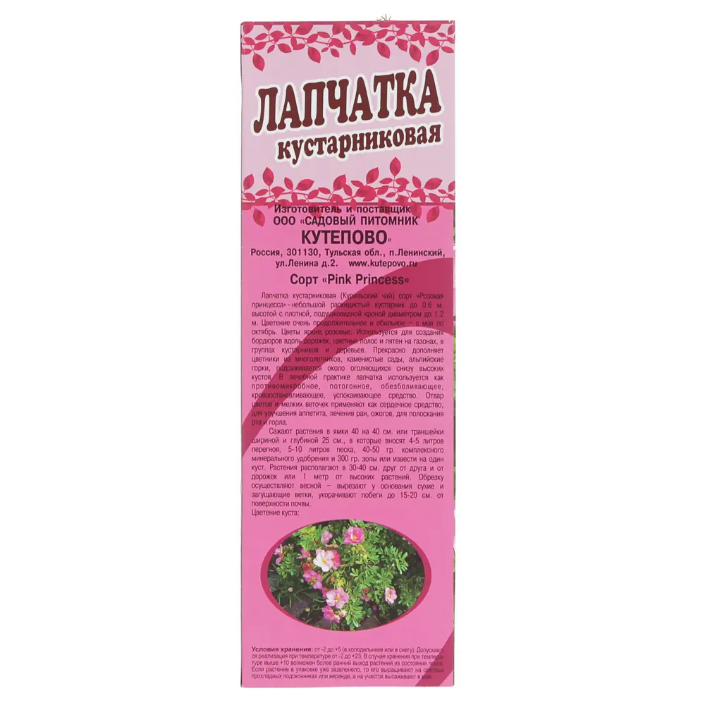 Лапчатка розовая Pink Beauty, в коробке 81959712 STLM-2102397 Santreyd  - Вид №1