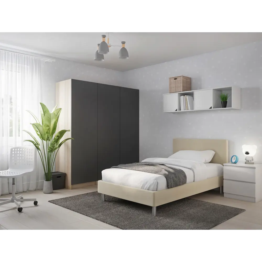 Дверь Лион 59.4x193.8x1.8 см ДСП цвет серый Santreyd STLM-2104795 - Вид №7