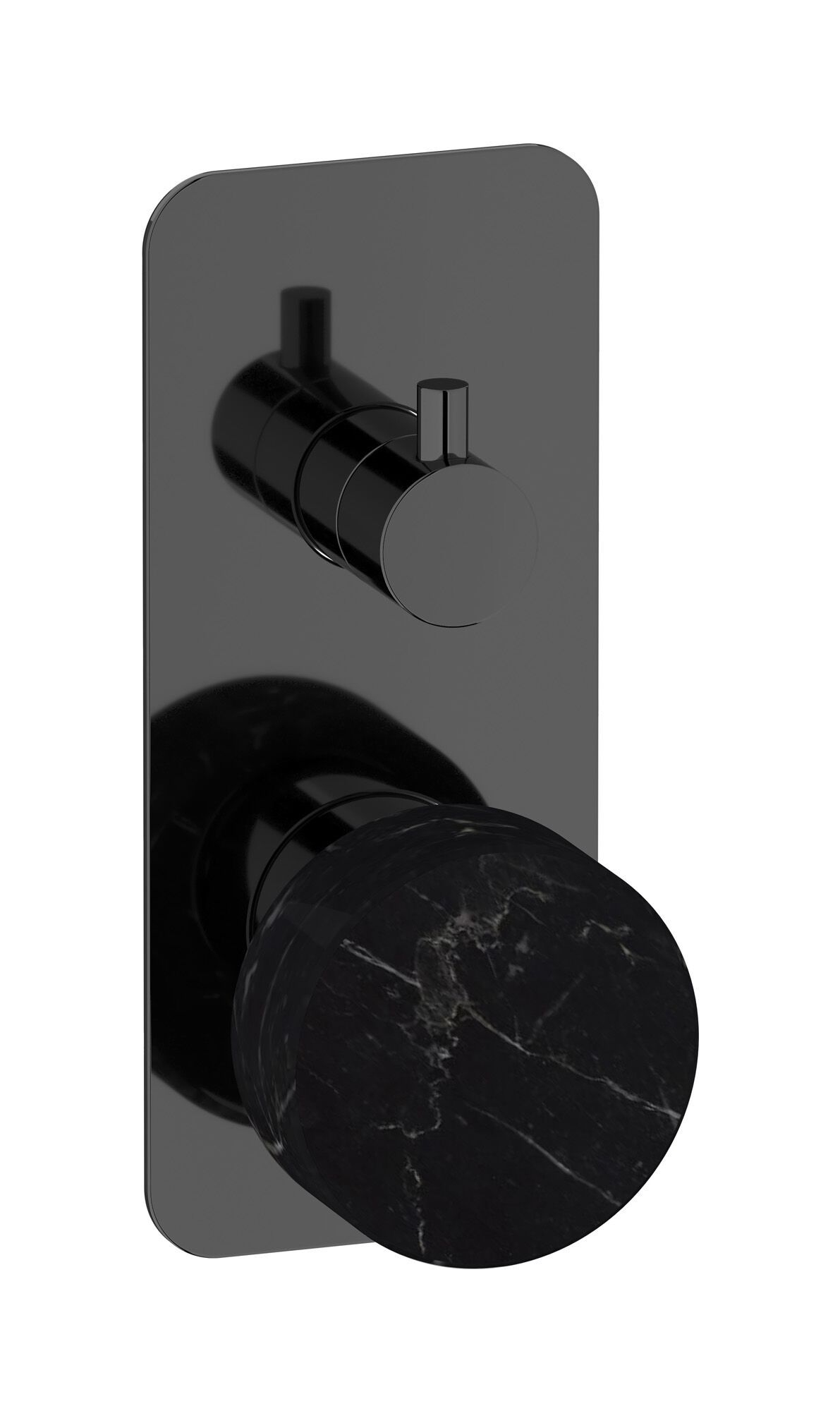 Мраморный встраиваемый смеситель для душа с переключателем IB мрамор + мрамор Elle ARCH-00100073 - Вид №4