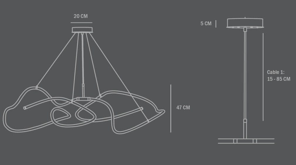 Светодиодный подвесной светильник 101 Copenhagen Ghost ARCH-00084105 - Вид №4